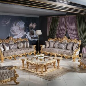 Majestic Royal Touch Designer Sofa Set for Luxury Living Rooms