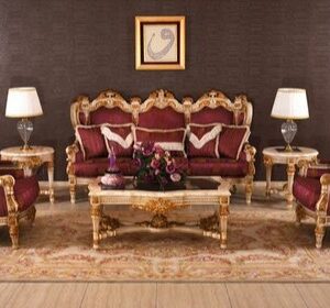 Milan Royal Classic Luxury Carved Sofa Set with Elegant Design