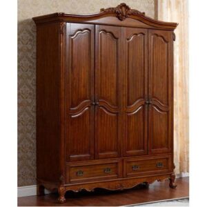 Antique Design 4 Doors With Natural Polished Finished
