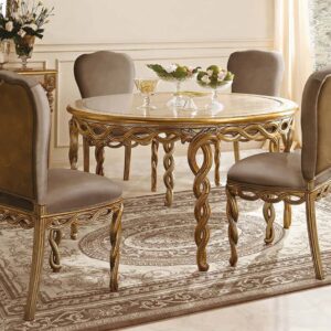Royal Craft Furniture Beautiful Handcrafted Royal Luxury 4 Seater Dining Table