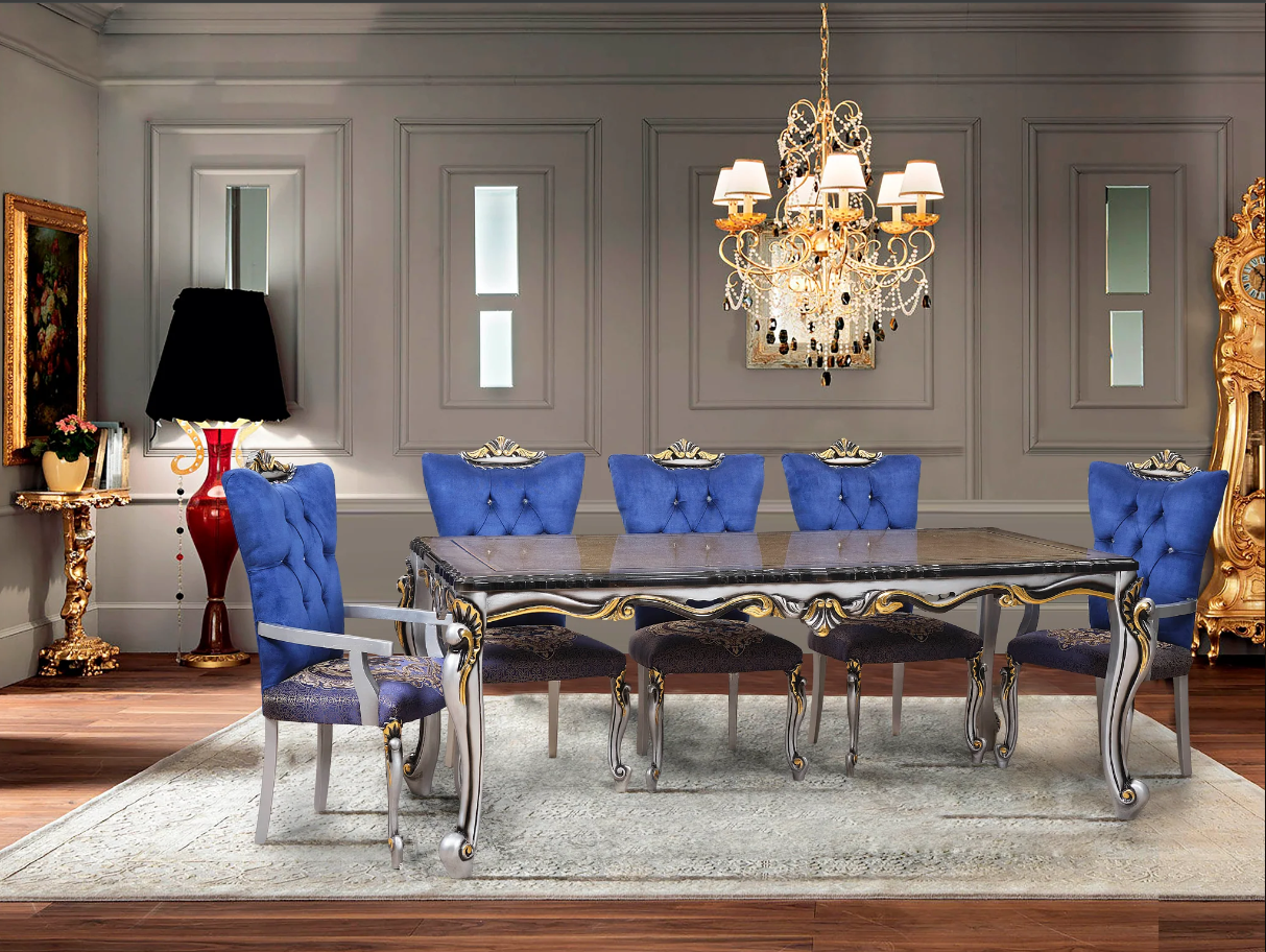 Royal Craft Furniture Lufus Handcrafted 8 Seater Dining Set