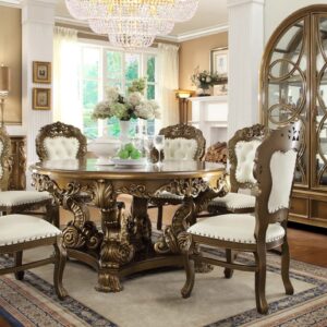 Royal Craft Furniture Boise European Style Hand Carved Dining Set