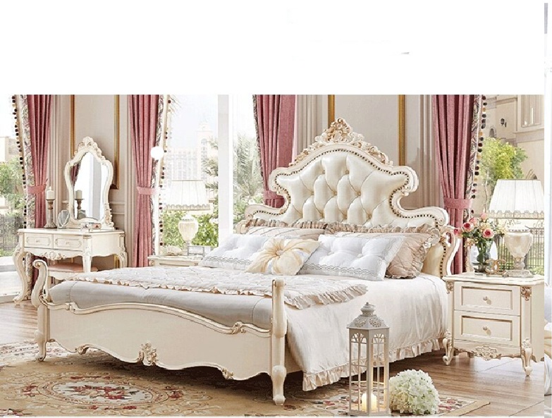 Royal Craft Furniture Italian Style Royal Luxury Tufted Design High End Bed - Image 7