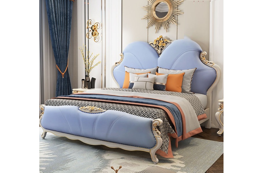 Royal Craft Furniture Luxury Water Shallow Butterfly Bed Design