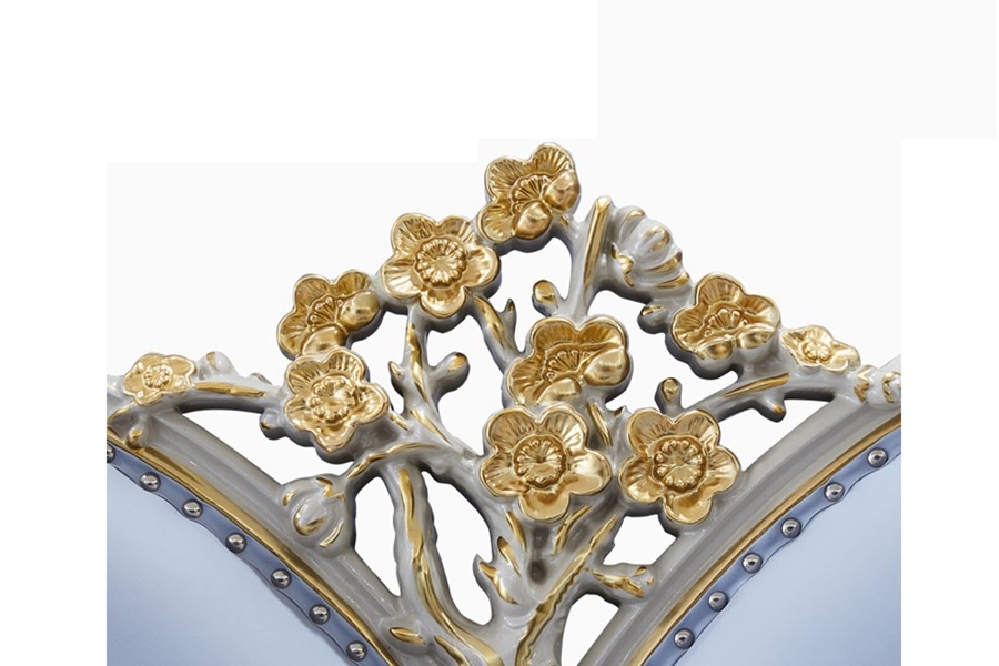 Royal Craft Furniture Luxury Water Shallow Butterfly Bed Design - Image 4