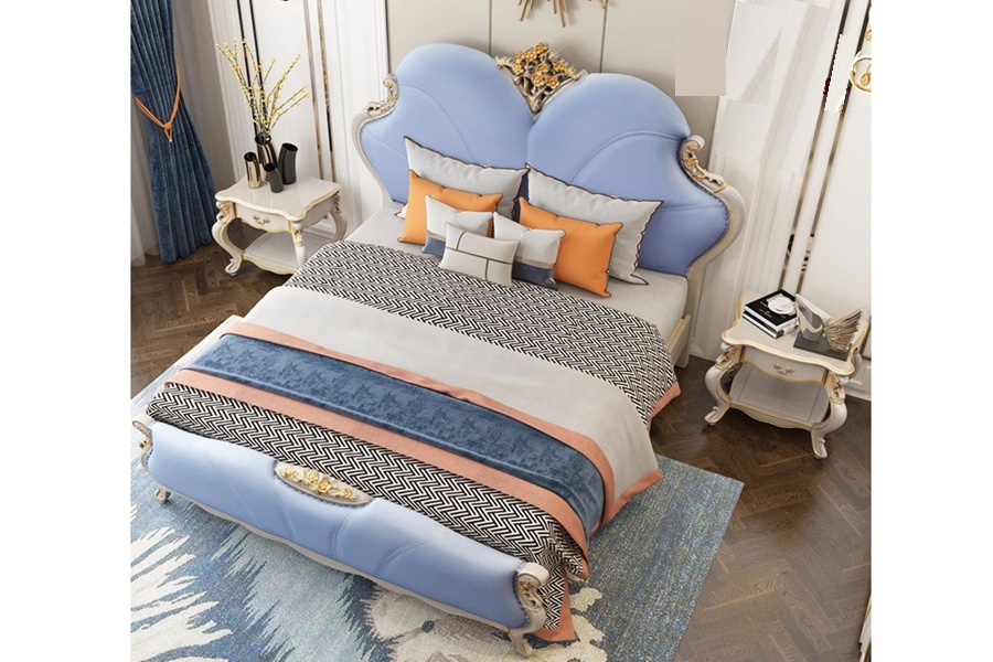 Royal Craft Furniture Luxury Water Shallow Butterfly Bed Design - Image 5