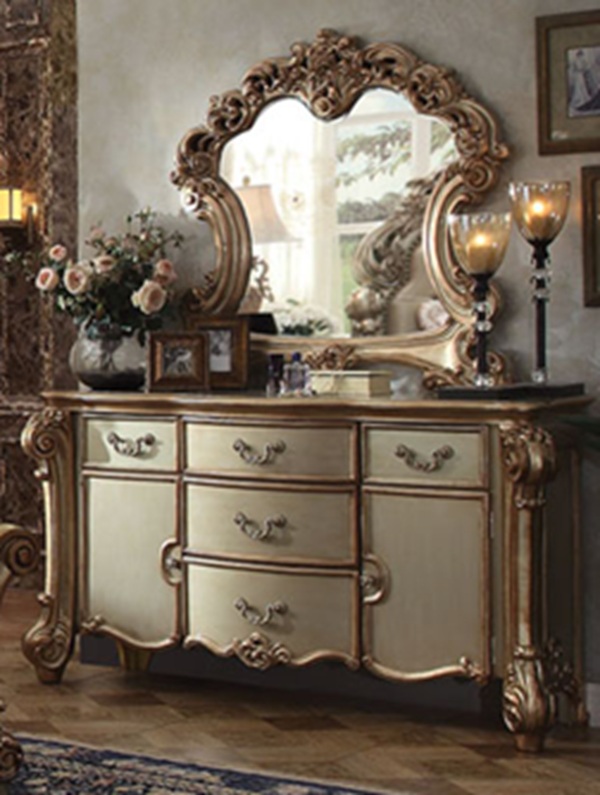 Royal Craft Furniture Royal Luxury High Carving Collection Bedroom Set - Image 3