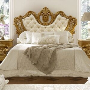 Royal Craft Furniture Luxury Hand Carved Classical Style Bed