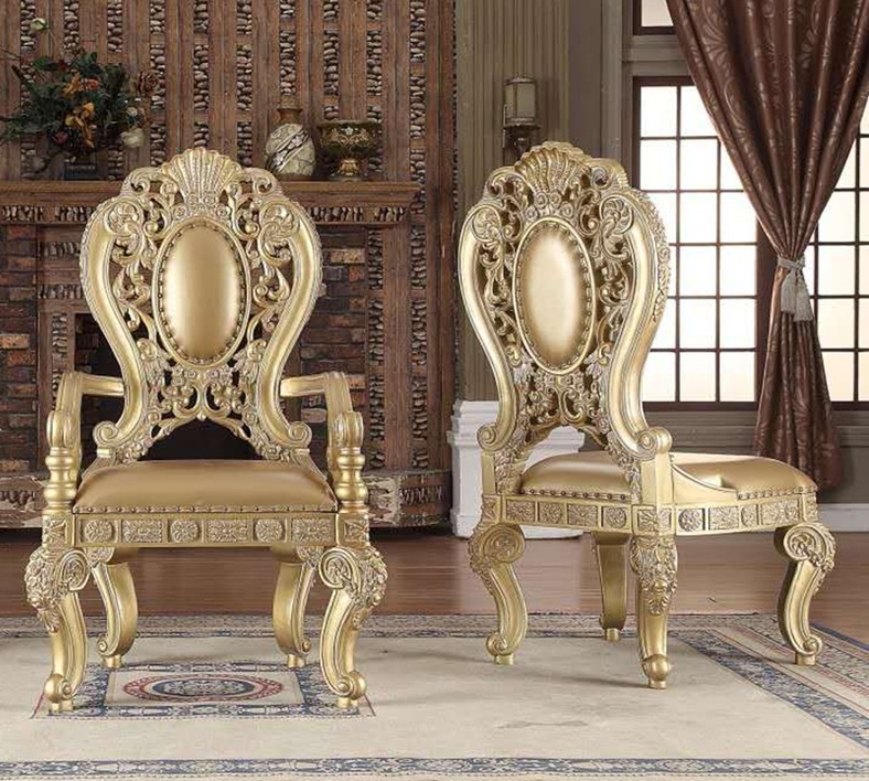 Royal Craft Furniture Tacoma European Style Carving Luxury Dining Set - Image 4