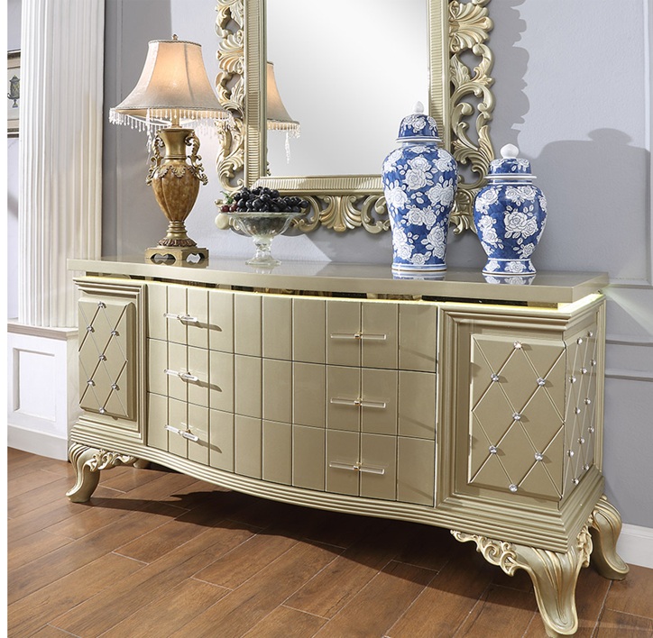 Royal Craft Furniture Tempe Italian Style Hand Carved Dining Set - Image 3