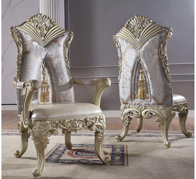 Royal Craft Furniture Tempe Italian Style Hand Carved Dining Set - Image 5