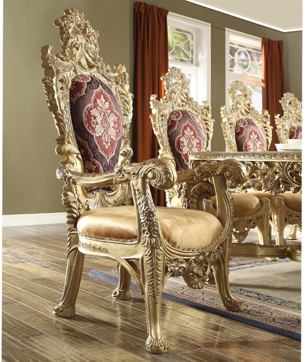 Royal Craft Furniture Yonkers Italian Style Hand Carved Dining Set - Image 3