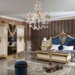 Royal Craft Furniture Cairo Luxury Hand Carved Designer Bed