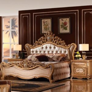 Royal Craft Furniture Romania Hand Carving Luxury Bed