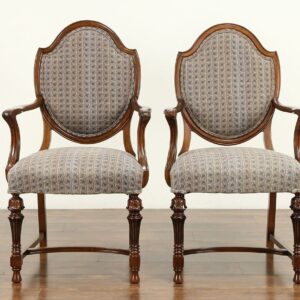 Royal Craft Furniture Venessa Antique Style Walnut Dining Arm Chair