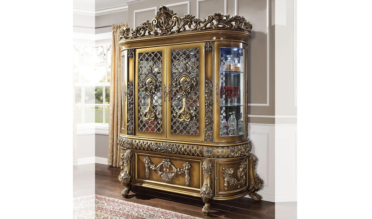 Royal Craft Furniture Gilbert Maharaja Style Hand Carved Dining Set - Image 5