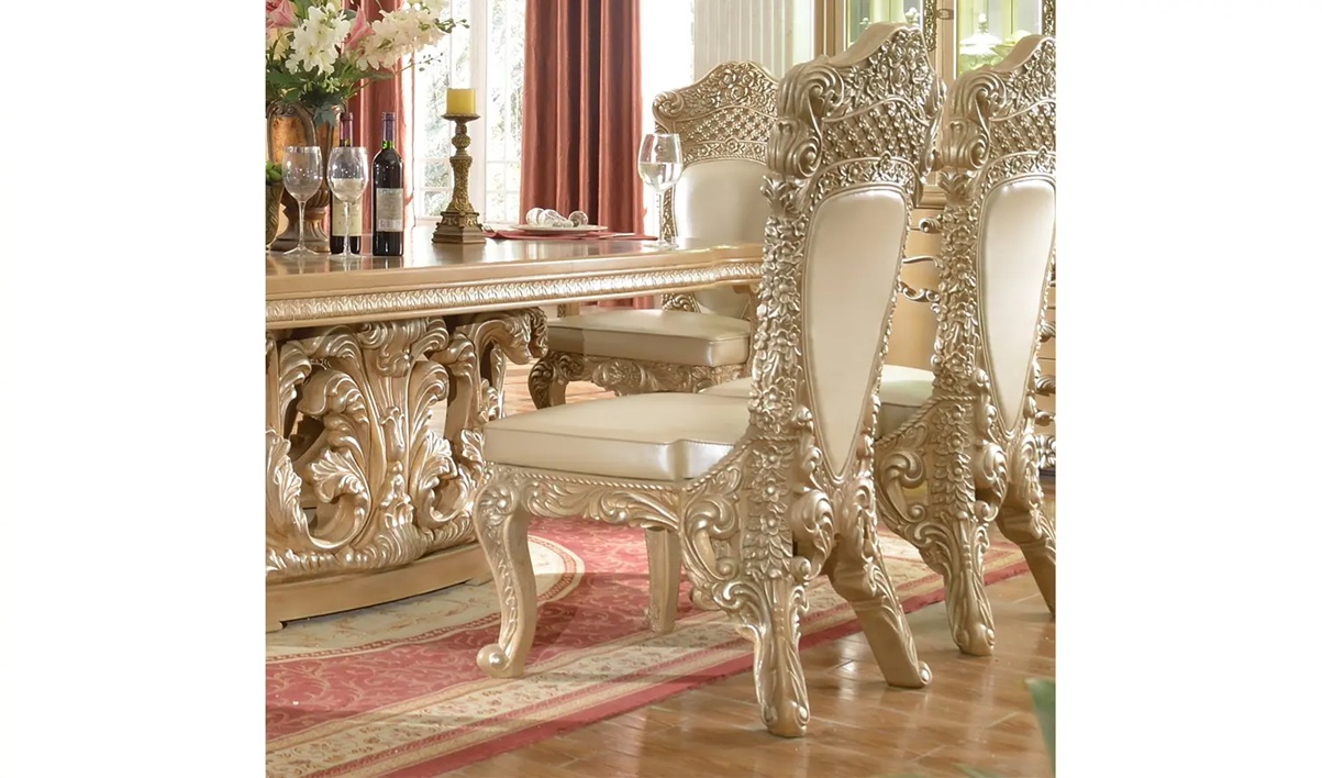 Royal Craft Furniture Fremont European Style Hand Carved Dining Set - Image 2