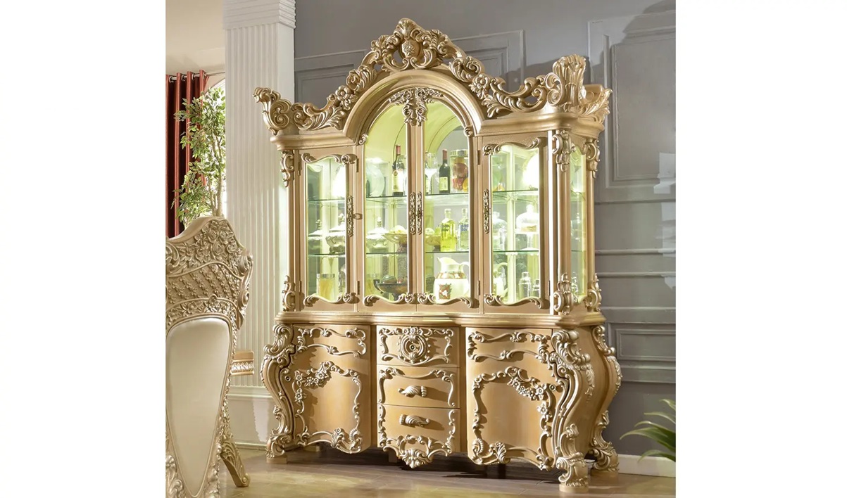 Royal Craft Furniture Fremont European Style Hand Carved Dining Set - Image 5