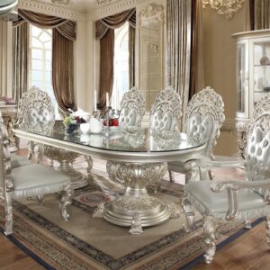 Royal Craft Furniture Amarillo European Style Hand Carved Dining Set