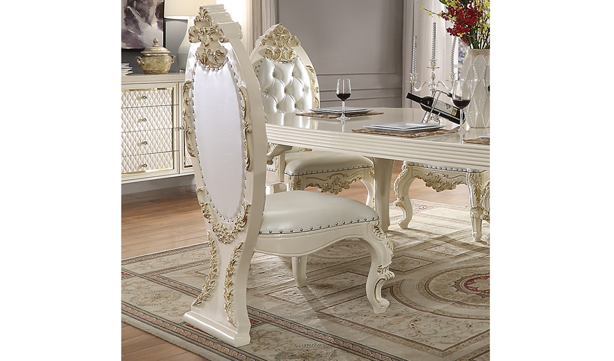 Royal Craft Furniture Akron European Style Hand Carved Dining Set - Image 2
