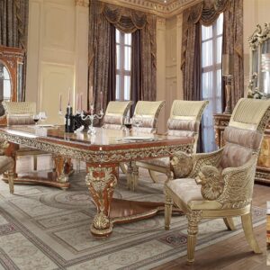 Royal Craft Furniture Golden European Style Collection Dining Room Set