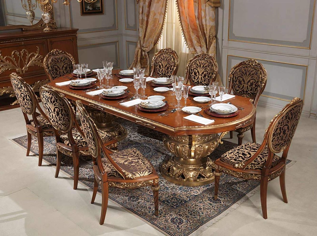 Royal Craft Furniture Royal Carving Dining Table - Image 2