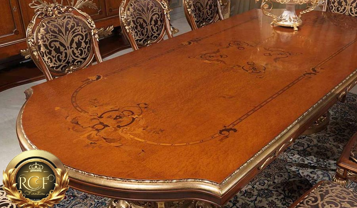 Royal Craft Furniture Royal Carving Dining Table - Image 3