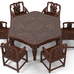 Royal Craft Furniture Antique Luxury Hand Carving Dining Table