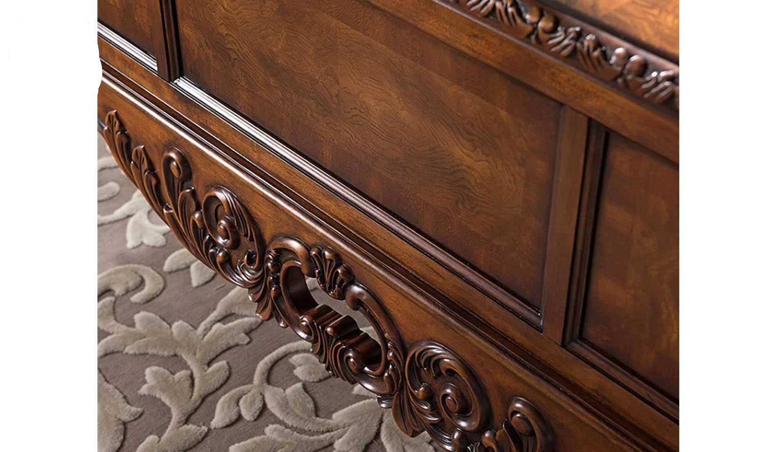 Royal Craft Furniture Indian Classic Style Hand Carved Study Room Furniture - Image 4