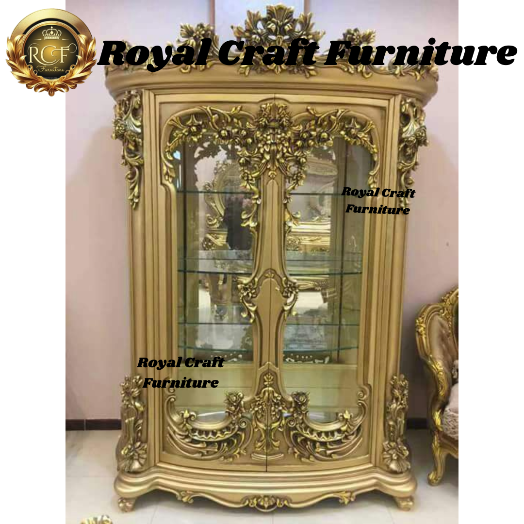 Royal Craft Furniture The Maharaja Crystal Crockery unit