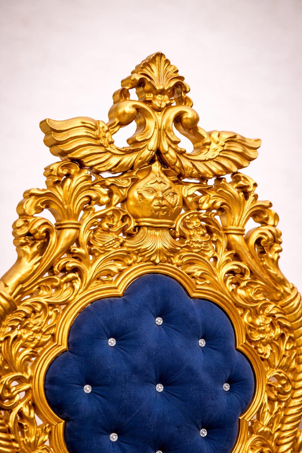 Royal Craft Furniture Wooden Handmade Royal Design Guru Ji Chair - Image 3