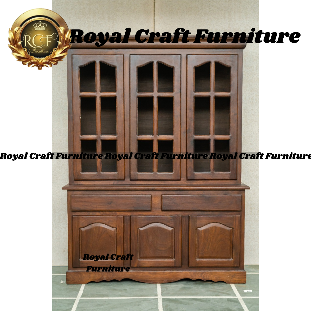 Royal Craft Furniture Sovereign Luxe Crockery Showcase - Image 2