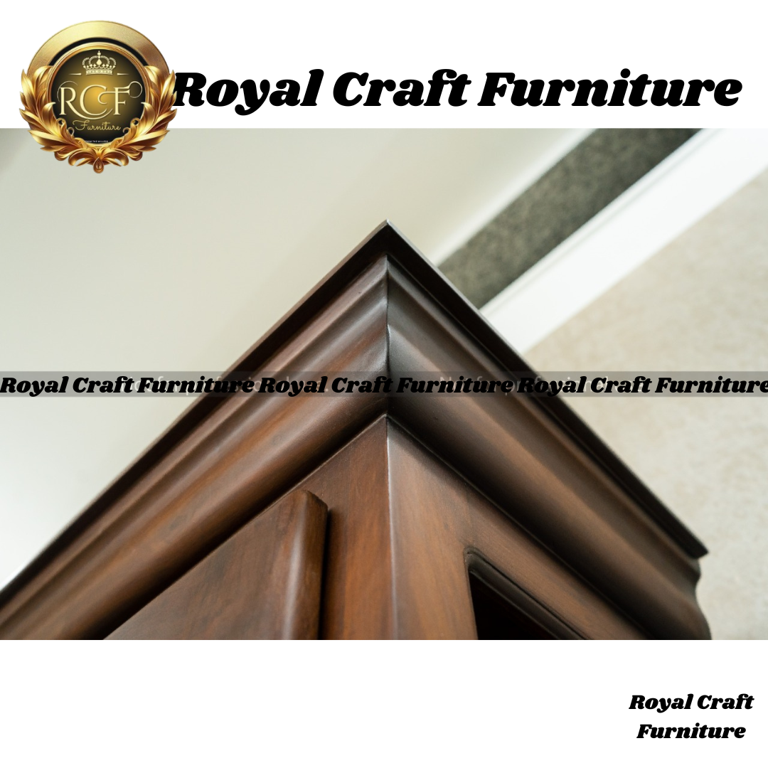 Royal Craft Furniture Sovereign Luxe Crockery Showcase - Image 3