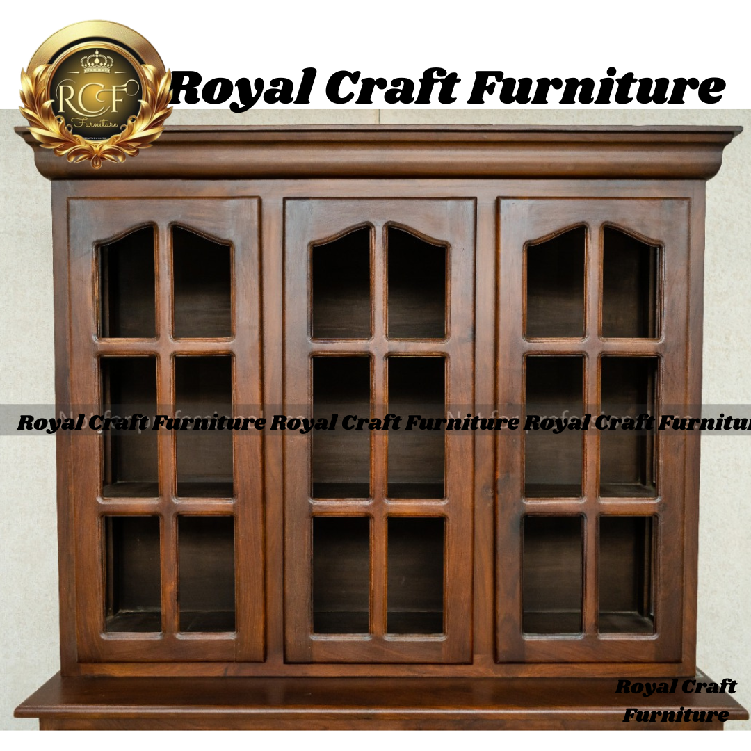 Royal Craft Furniture Sovereign Luxe Crockery Showcase - Image 4