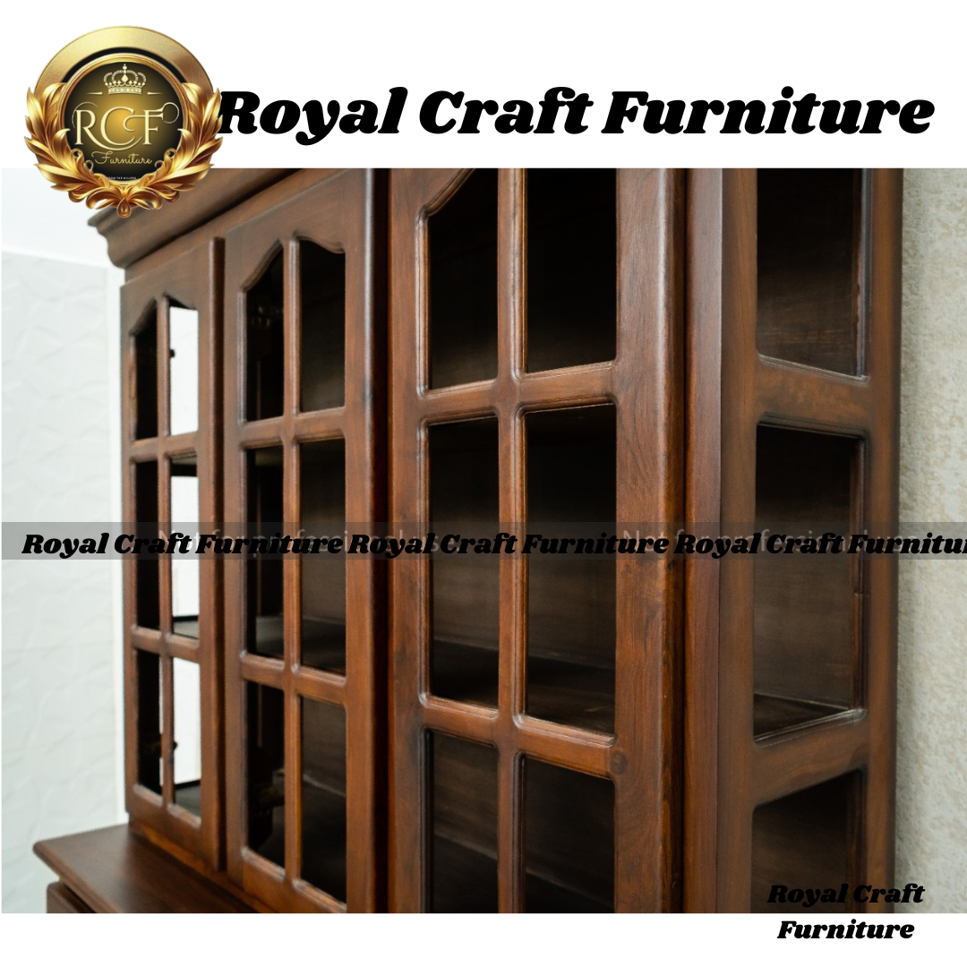 Royal Craft Furniture Sovereign Luxe Crockery Showcase - Image 5