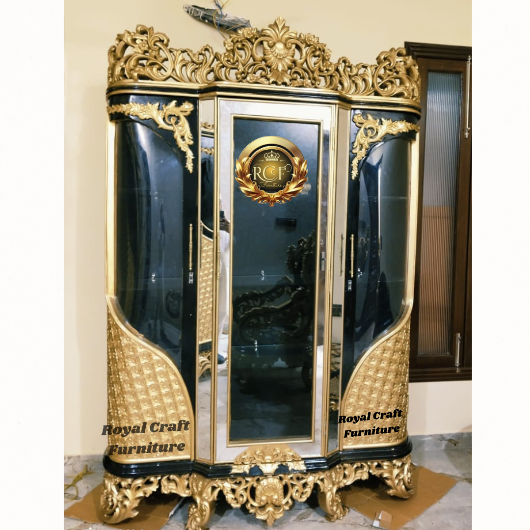 Royal Craft Furniture Turkish Style Furniture Bed, Dresser Mirror, Almirah, Crockry, Dinning Table, Sofa, Jhula - Image 4