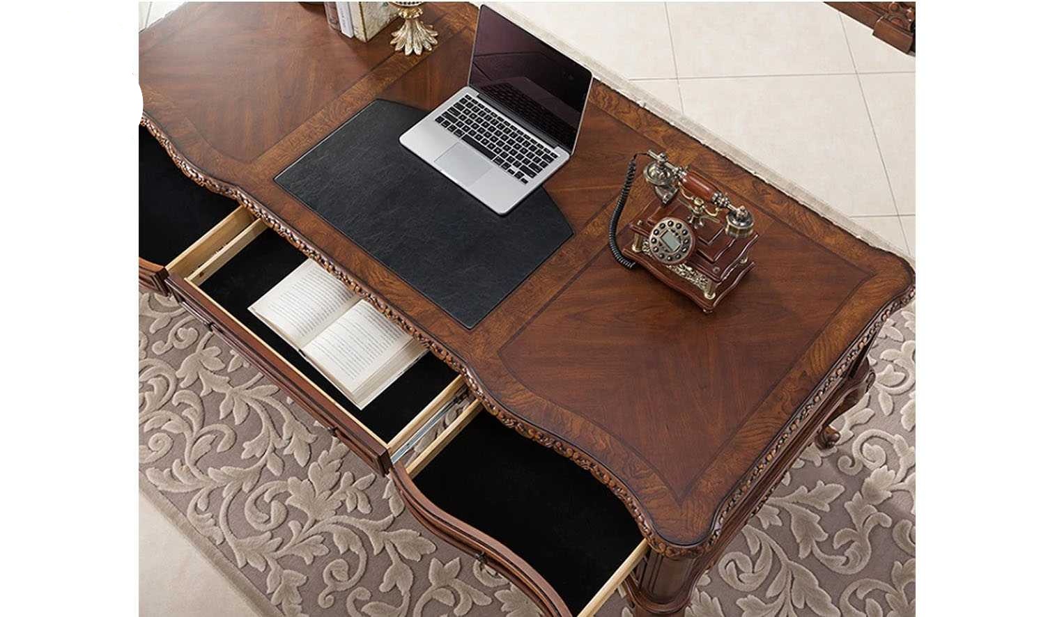 Royal Craft Furniture Indian Classic Style Hand Carved Study Room Furniture - Image 3