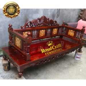Royal Craft Furniture Wooden Swing for Home with Brass Chain