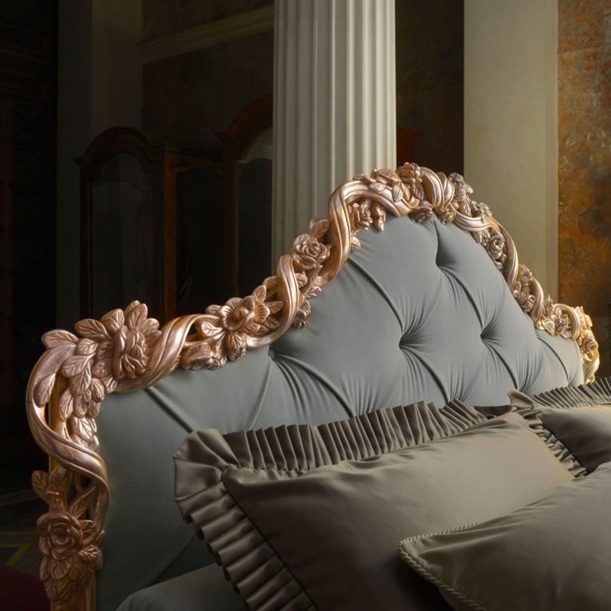 Royal Craft Furniture Luxury Handcrafted Bangalore Premium Classic Italian Bed for Mansion - Image 4
