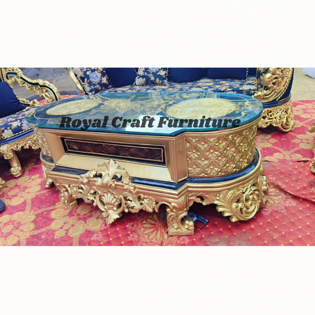 Royal Craft Furniture Turkish Style Furniture Bed, Dresser Mirror, Almirah, Crockry, Dinning Table, Sofa, Jhula - Image 7