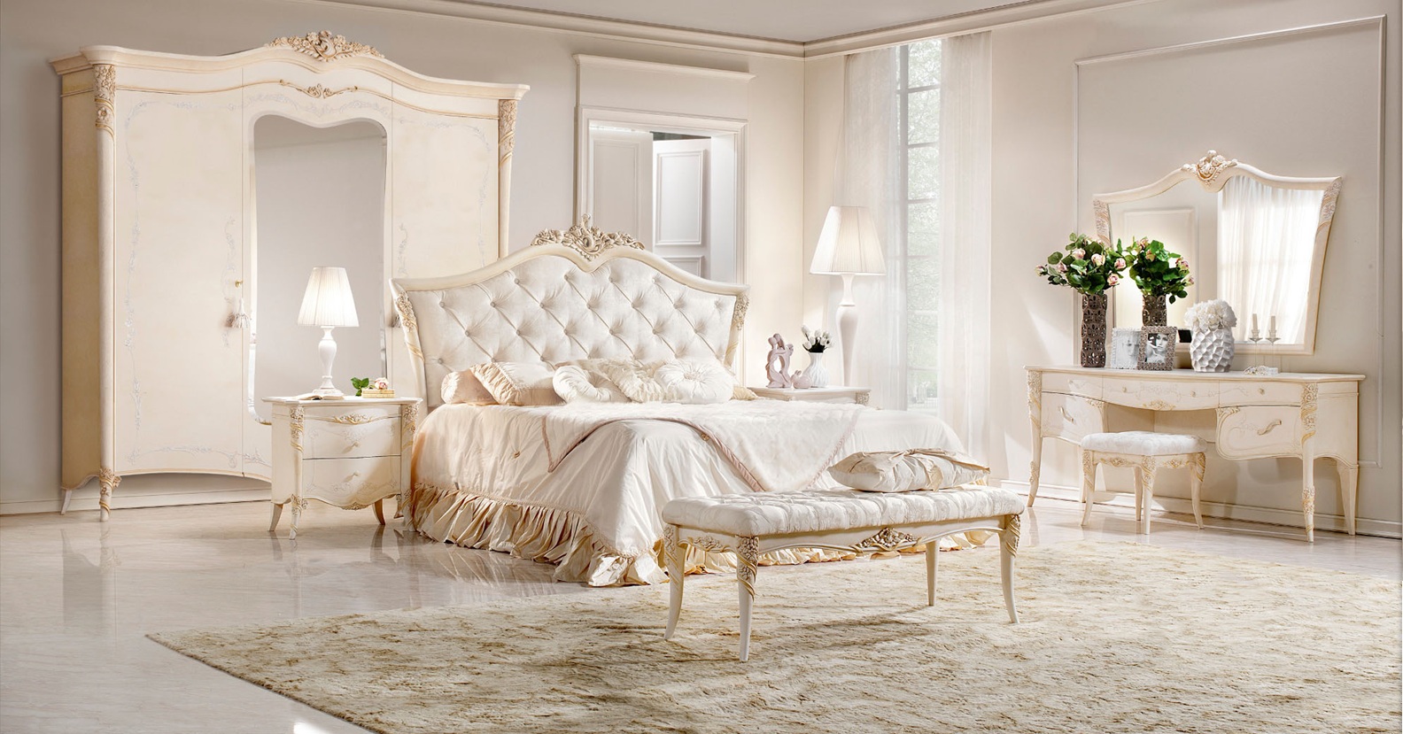 Royal Craft Furniture Annie Italian Style Luxury Collection Bedroom Furniture - Image 5