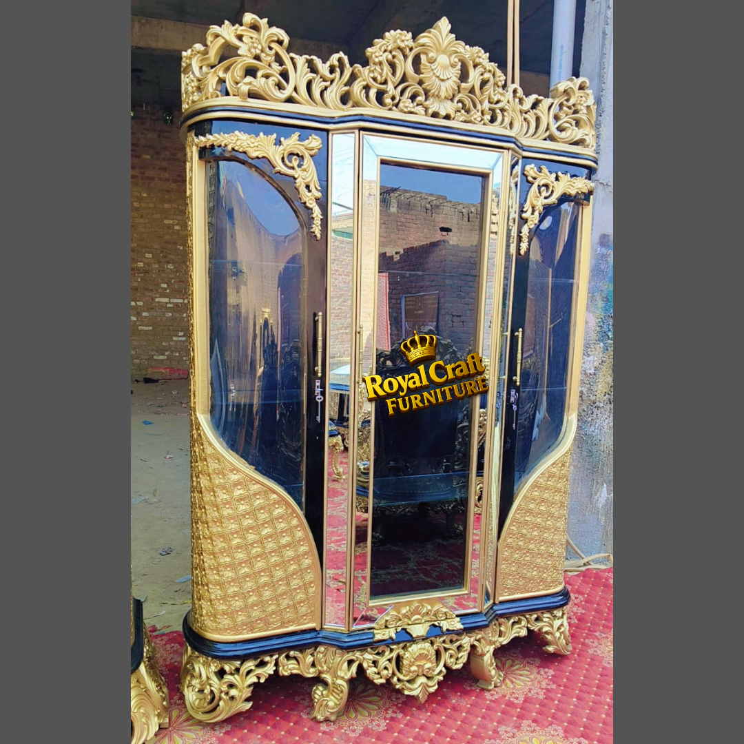 Royal Craft Furniture Turkish Style Crockery Unit Luxury carving work