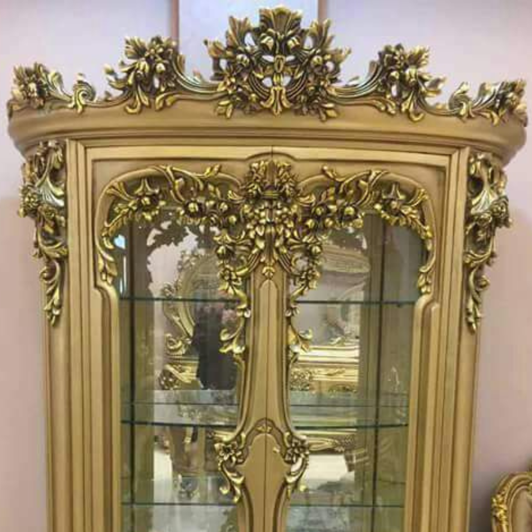 Royal Craft Furniture The Maharaja Crystal Crockery unit - Image 4