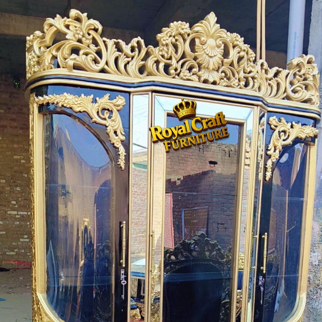 Royal Craft Furniture Turkish Style Crockery Unit Luxury carving work - Image 2