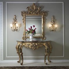 Console + Mirror Frame
