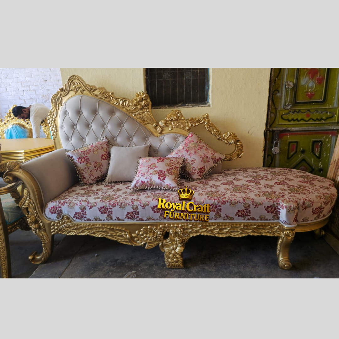 Royal Craft Furniture Imperial Gold Crest Sofa - Image 2
