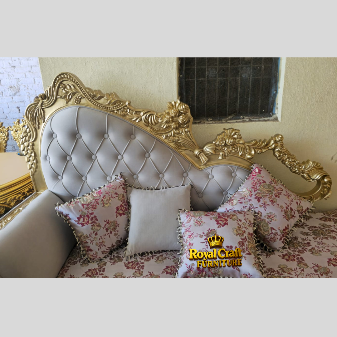 Royal Craft Furniture Imperial Gold Crest Sofa - Image 3