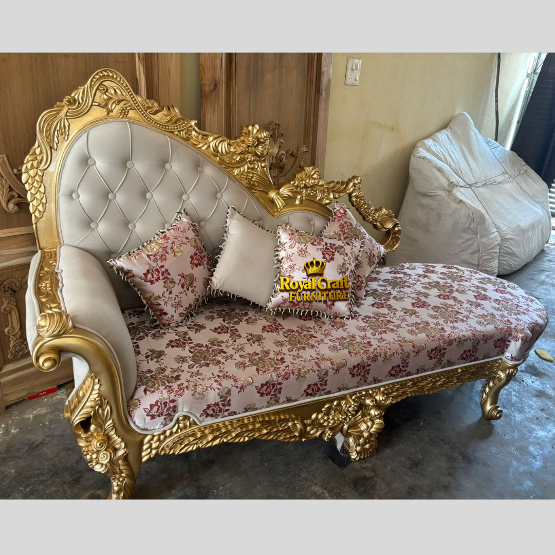 Royal Craft Furniture Imperial Gold Crest Sofa - Image 5