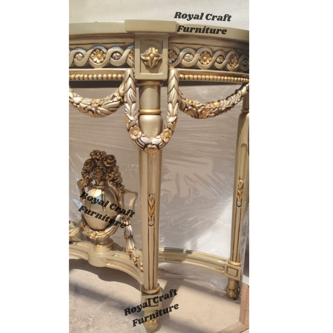 Royal Craft Furniture Royal Versailles Console Mirror Set - Image 4