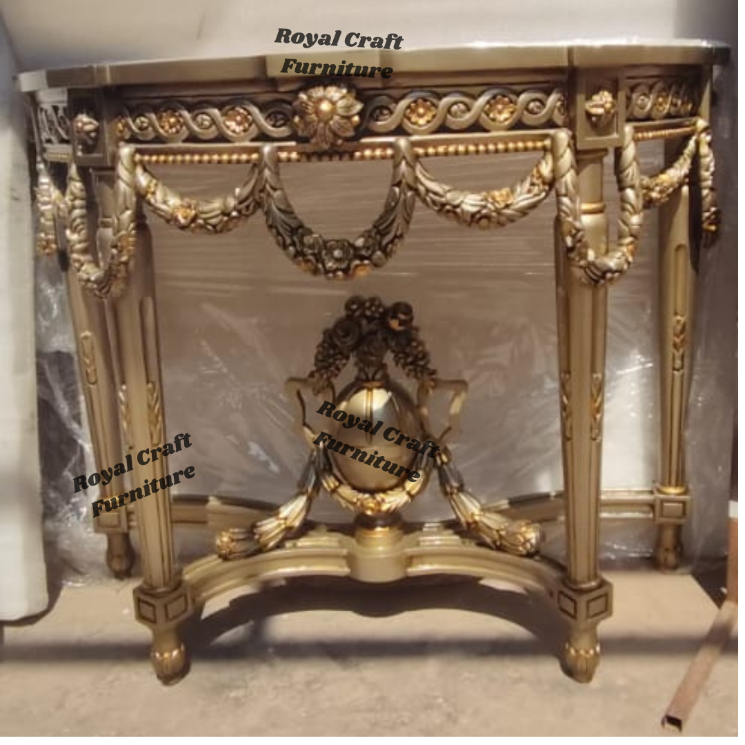 Royal Craft Furniture Royal Versailles Console Mirror Set - Image 6